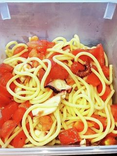 タコとフレッシュトマトのパスタ-レシピのメイン写真