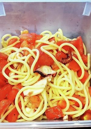 タコとフレッシュトマトのパスタ-レシピのメイン写真