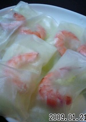 生春巻きの包み方-レシピのメイン写真
