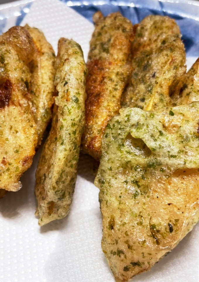 目から鱗！100%美味しい筍の磯辺揚げ-レシピのメイン写真