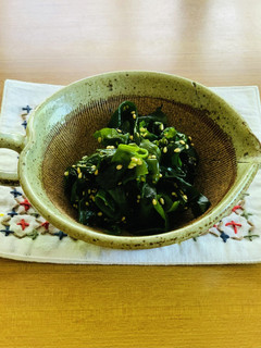 白ゴマとワカメの酢の物-レシピのメイン写真