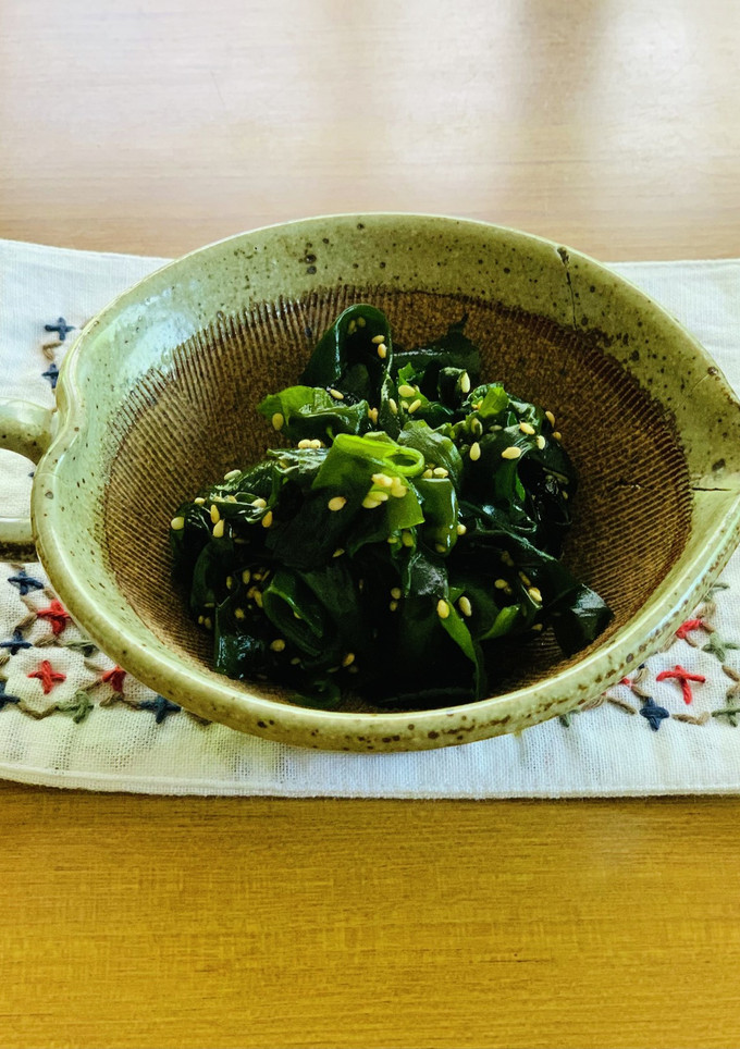 白ゴマとワカメの酢の物-レシピのメイン写真