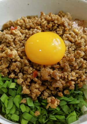 台湾風まぜそば＆追い飯-レシピのメイン写真