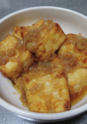 揚げ焼き豆腐（揚げ出し豆腐風）-レシピのメイン写真
