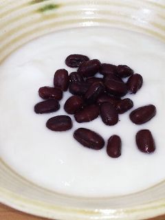 小豆ヨーグルト-レシピのメイン写真