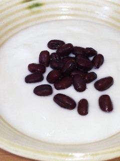小豆ヨーグルト-レシピのメイン写真