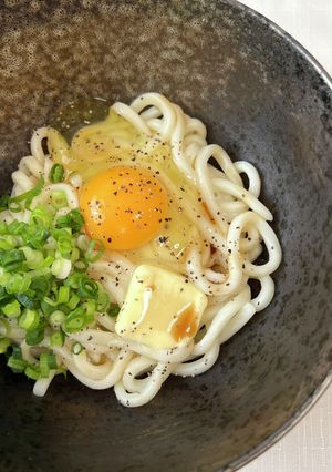 釜バターうどん♪-レシピのメイン写真