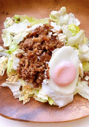 たけのこ肉味噌ジャンのカフェ風-レシピのメイン写真