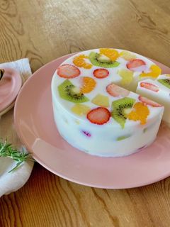 牛乳かんケーキ-レシピのメイン写真