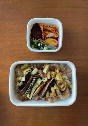 中学生野球弁当44｜ねぎ塩豚焼肉丼-レシピのメイン写真