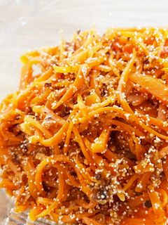 にんじん明太子炒め*-レシピのメイン写真