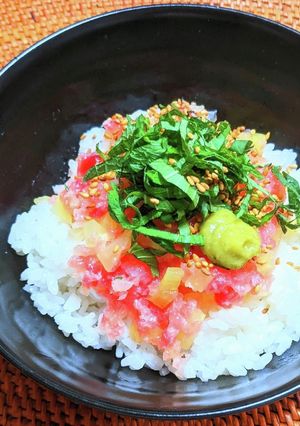 トロたく丼-レシピのメイン写真