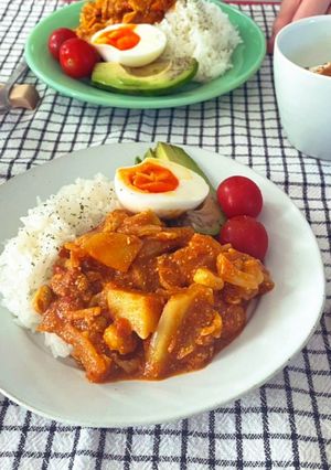 キャベツのトマトカレー-レシピのメイン写真