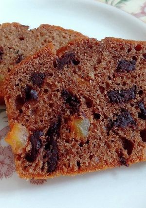 混ぜるだけオレンジピールとチョコのケーキ-レシピのメイン写真