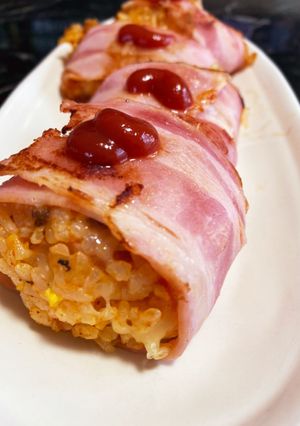 簡単！ごはんとチーズのベーコン巻き-レシピのメイン写真