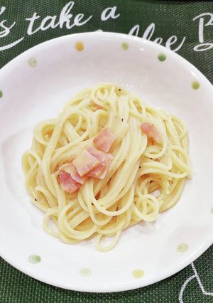 全卵で簡単カルボナーラ☆生クリーム不要-レシピのメイン写真