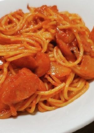 中3のナポリタンスパゲティ-レシピのメイン写真