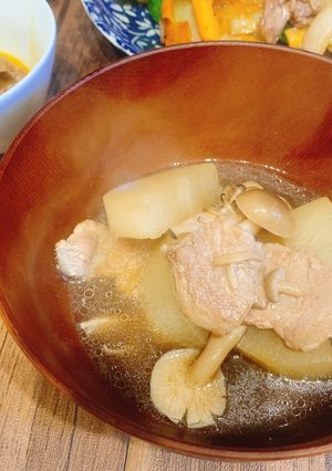 大根と豚肩ロースのさっピリ煮-レシピのメイン写真