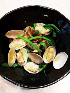 簡単、ちゃちゃっとあさりの酒蒸し-レシピのメイン写真