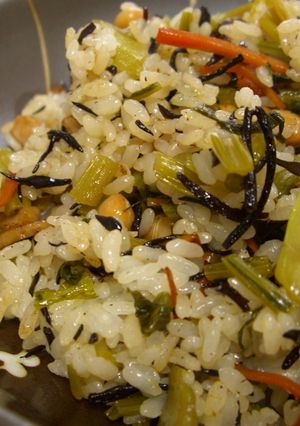 ひじきとかぶの葉の和風チャーハン-レシピのメイン写真