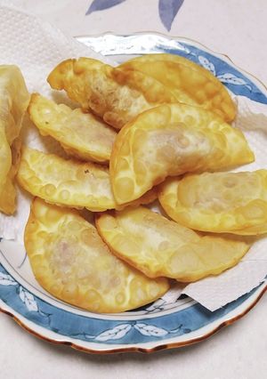 タン塩とチーズの餃子のオツマミ-レシピのメイン写真
