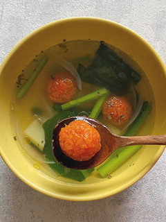 にんじんボールの野菜コンソメスープ-レシピのメイン写真
