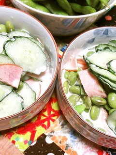 冷凍枝豆ときゅうりのお財布おたすけサラダ-レシピのメイン写真