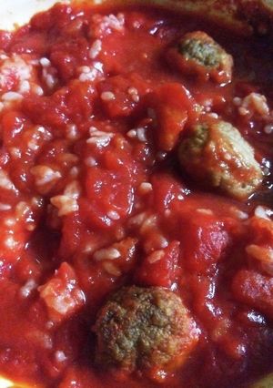 トマト缶のレンジリゾット-レシピのメイン写真