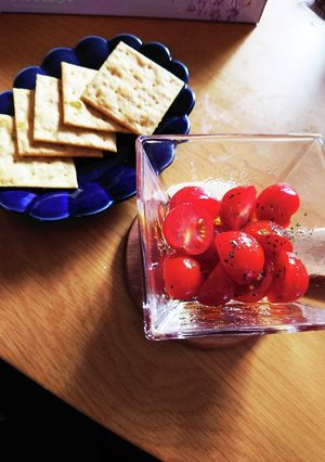 ミニトマトにはオリーブオイル漬け★-レシピのメイン写真