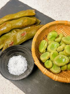 茹でそら豆と焼きそら豆の基本の作り方-レシピのメイン写真