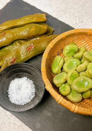 茹でそら豆と焼きそら豆の基本の作り方-レシピのメイン写真