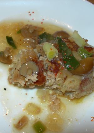 和風ハンバーグなめこあん-レシピのメイン写真