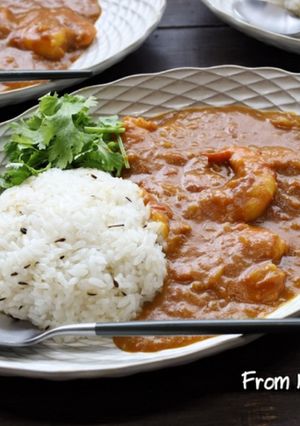 スパイスから作る★海老ココナッツカレー！-レシピのメイン写真