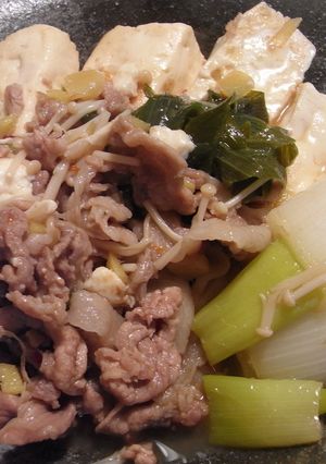 豚の生姜入り肉豆腐-レシピのメイン写真