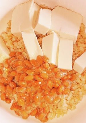 フライパンなんていらねーんだよ。豆腐納豆-レシピのメイン写真