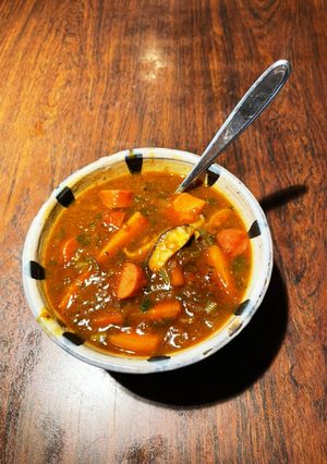 簡単即出来上がり蕪木菜＆野菜カレー-レシピのメイン写真