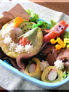 ☆フルーツタルトなスイーツ弁当☆-レシピのメイン写真