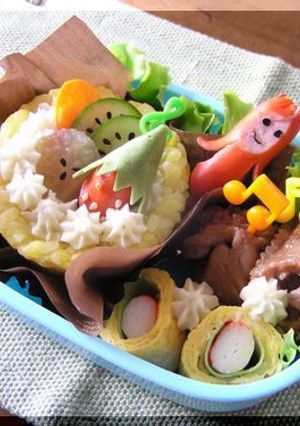 ☆フルーツタルトなスイーツ弁当☆-レシピのメイン写真