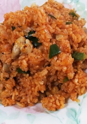 163いつもの普通のチキンライス-レシピのメイン写真