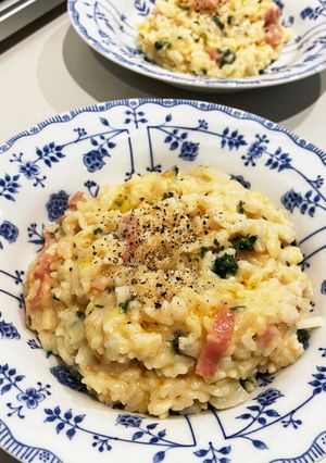 豆乳チーズリゾット-レシピのメイン写真
