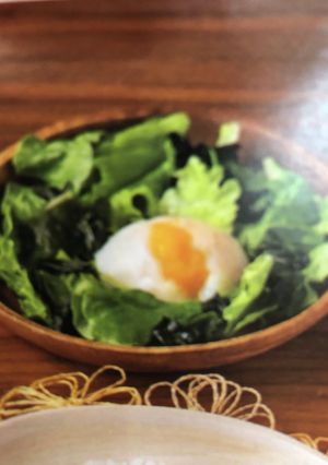 温玉サラダ 自分用-レシピのメイン写真