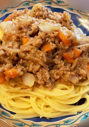 肉みそスパゲティ-レシピのメイン写真