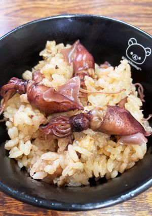 麺つゆで!ホタルイカの炊き込みご飯-レシピのメイン写真