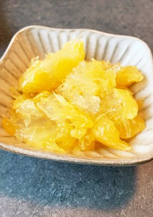 果肉たっぷり甘夏寒天-レシピのメイン写真