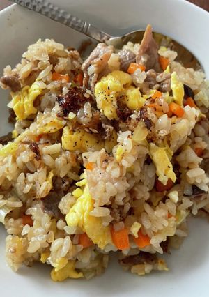 豚肉薄切で焼豚風炒飯-レシピのメイン写真