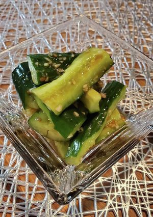 ニンニクの効いた中華叩きキュウリ-レシピのメイン写真