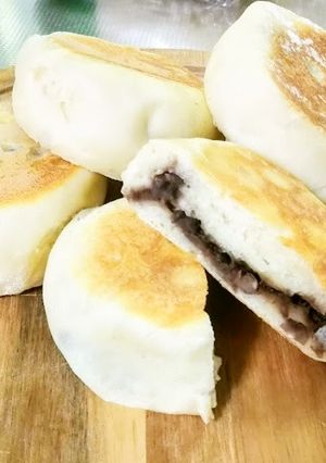 捏ねない！フライパンで焼くあんパニーニ☆-レシピのメイン写真