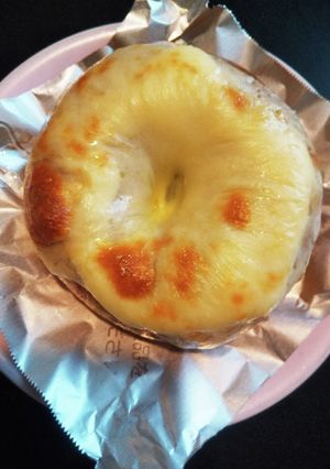 市販ベーグルでボルケーノ風-レシピのメイン写真