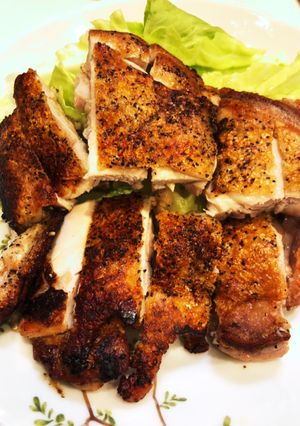 鶏モモ肉のさっくりしっとりステーキ-レシピのメイン写真