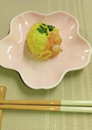 簡単てまり寿司-レシピのメイン写真